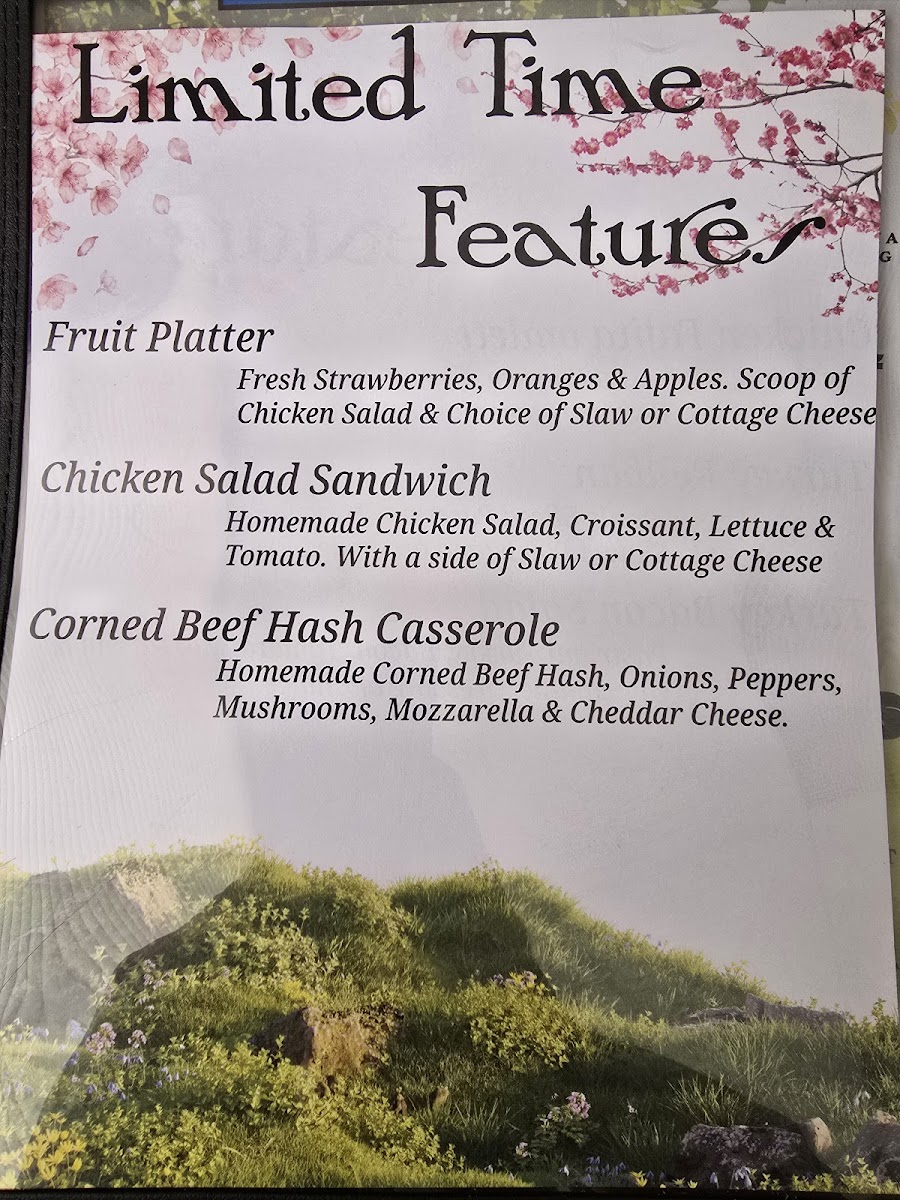 Menu Mar-Jo's Diner-1