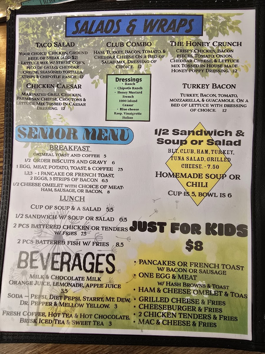 Menu Mar-Jo's Diner-3