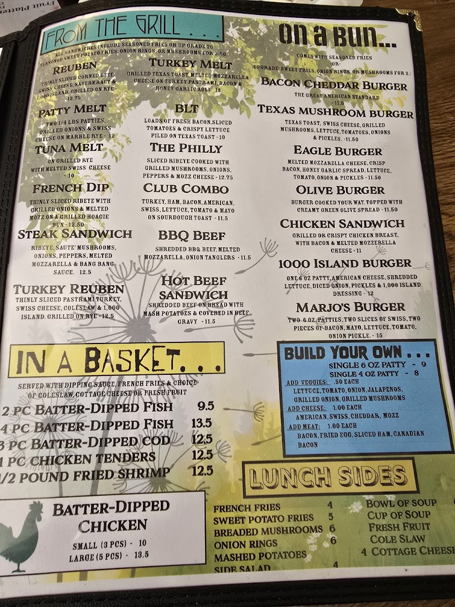 Menu Mar-Jo's Diner-4