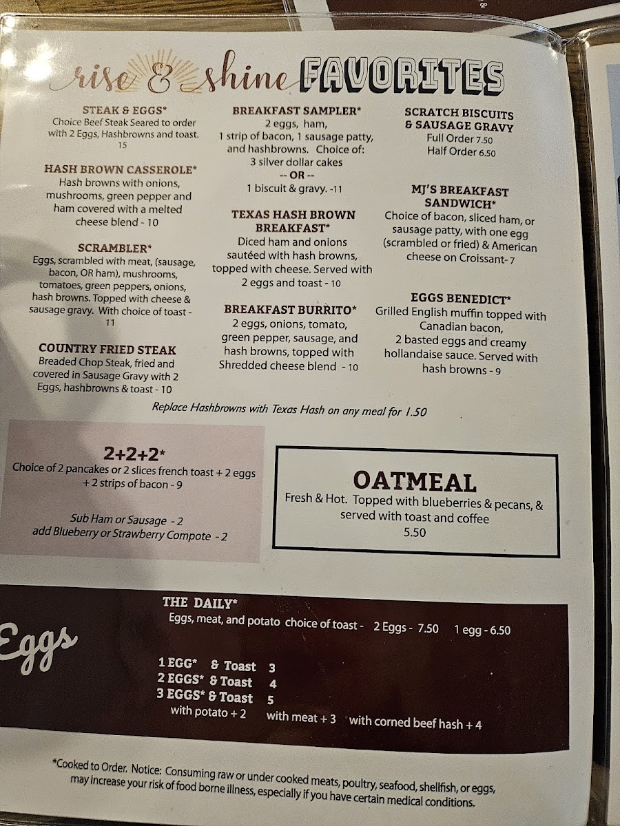 Menu Mar-Jo's Diner-8